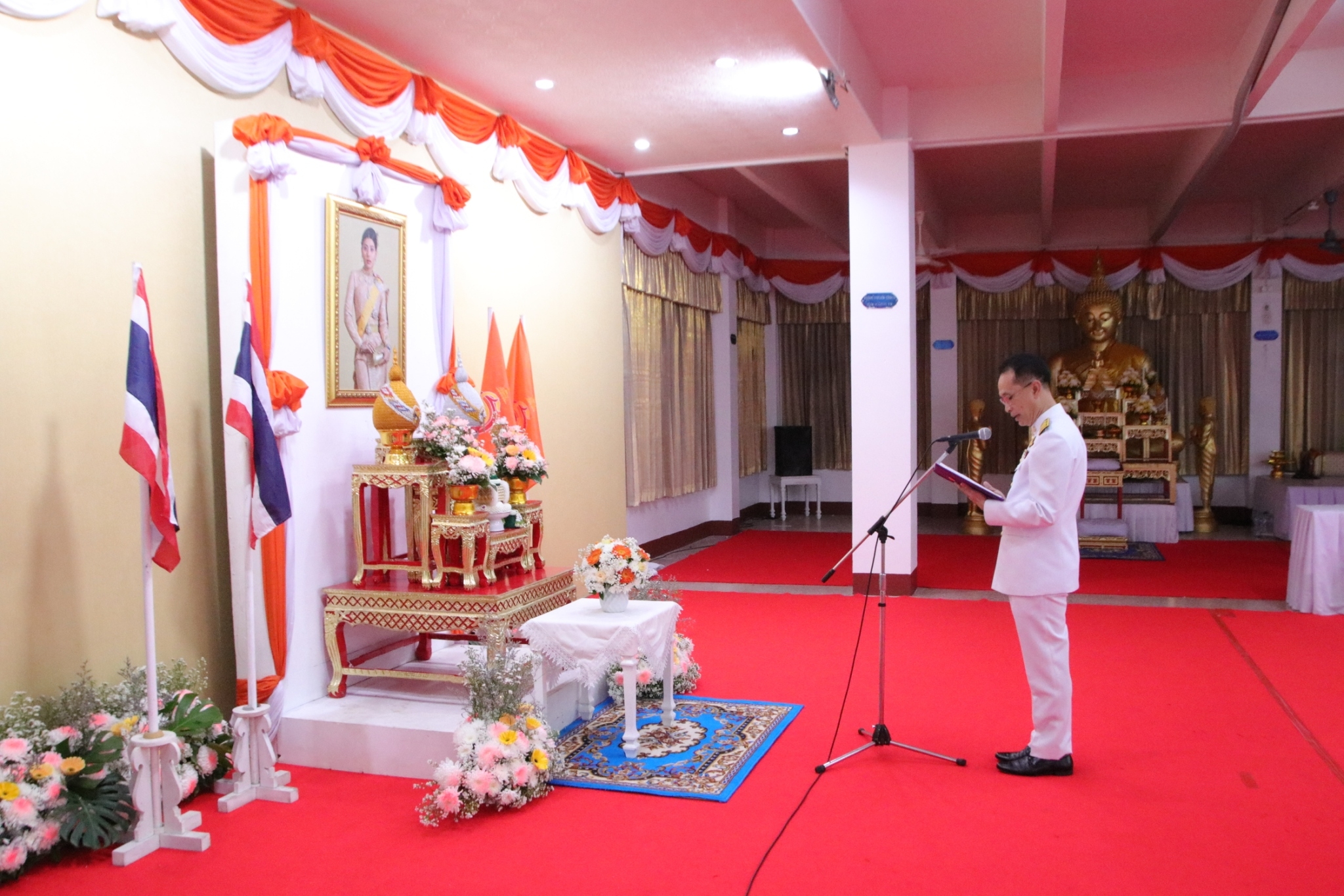 📢พช.สกลนคร : ร่วมพิธีทำบุญตักบาตรถวายพระกุศลและถวายพระพร เนื่องในโอกาสวันคล้ายวันประสูติ สมเด็จพระเจ้าลูกเธอ เจ้าฟ้าสิริวัณณวรี นารีรัตนราชกัญญา