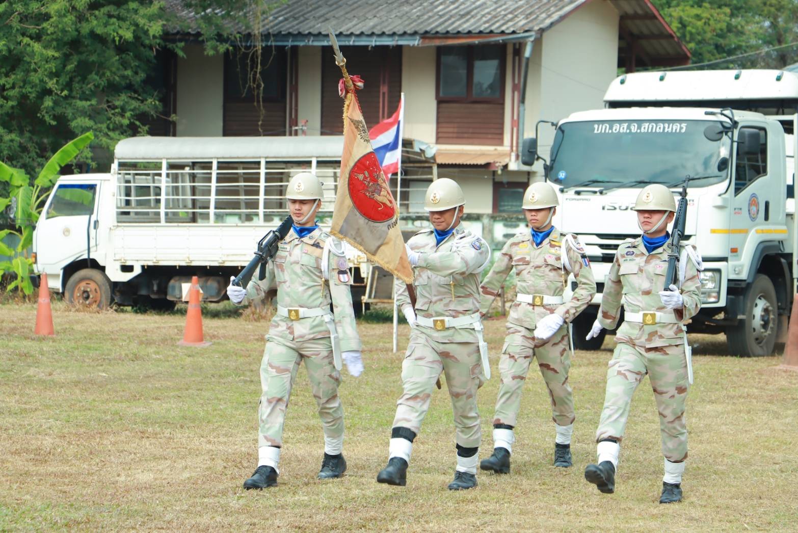 📢พช.สกลนคร : ร่วมกิจกรรมเนื่องในวันคล้ายวันสถาปนากองอาสารักษาดินแดน