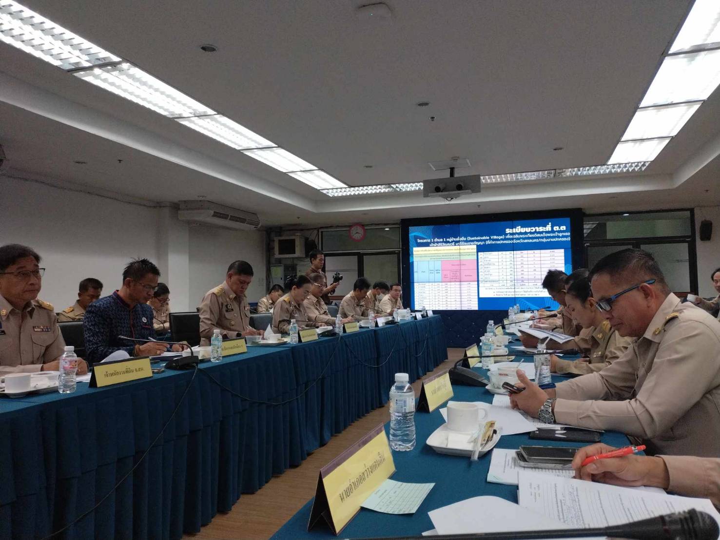 📢จังหวัดสกลนคร : ร่วมประชุมหน่วยงานสังกัดกระทรวงมหาดไทยและนายอำเภอ