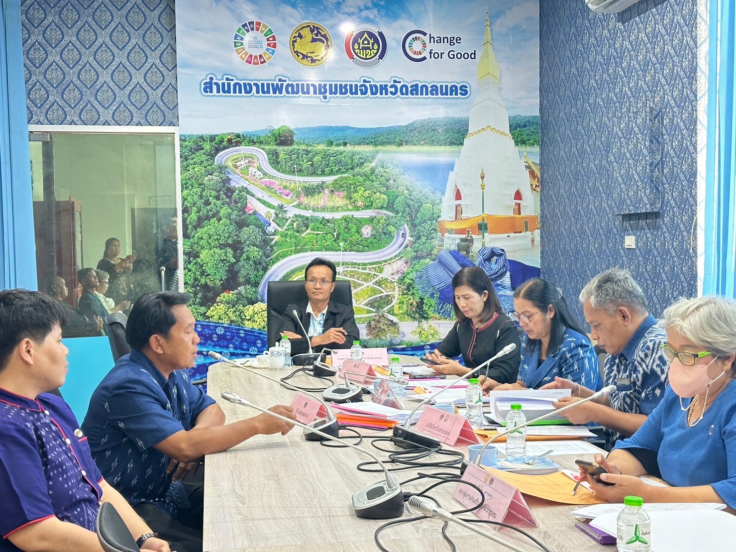 📢จังหวัดสกลนคร : จัดประกวดหมู่บ้านต้นแบบการน้อมนำแนวพระราชดำริไปประยุกต์ใช้ ตามโครงการ ๙;๑๐ ปฏิบัติบูชา สืบสาน รักษา ต่อยอด เพื่อพัฒนาชุมชน ปี ๒๕๖๗
