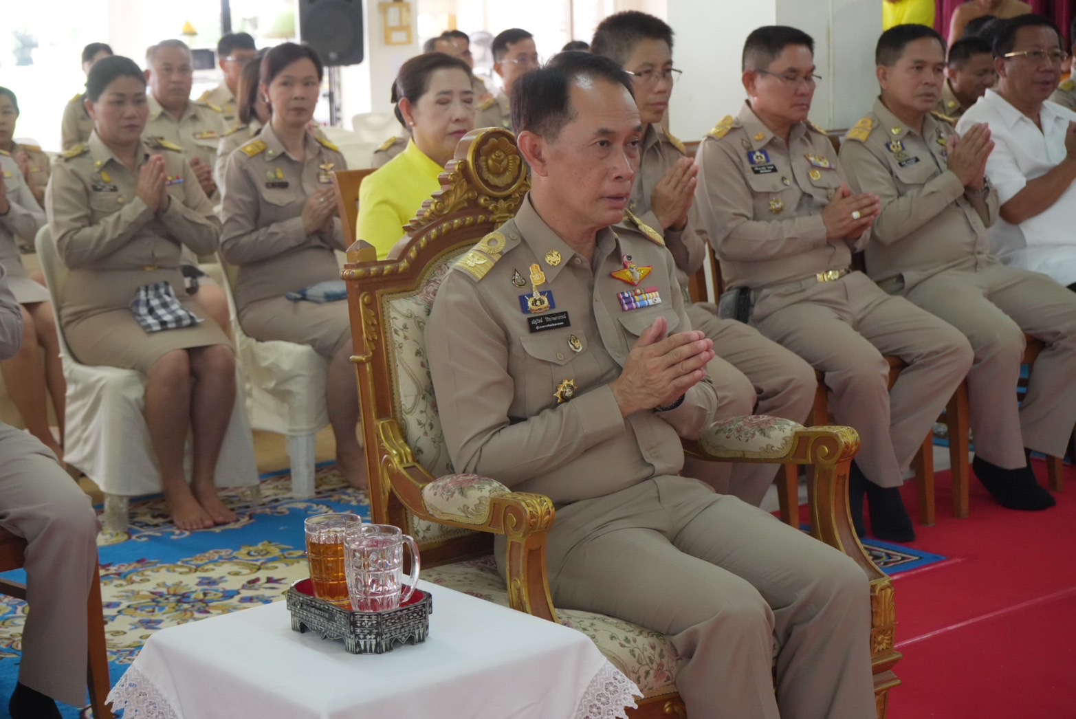 📢พช.สกลนคร : ร่วมพิธีบรรพชาสามเณรภาคฤดูร้อน เฉลิมพระเกียรติสมเด็จพระเจ้าอยู่หัว เนื่องในโอกาสเฉลิมพระชนมพรรษา ๖ รอบ ๗๒ พรรษา ๒๘ กรกฎาคม ๒๕๖๗
