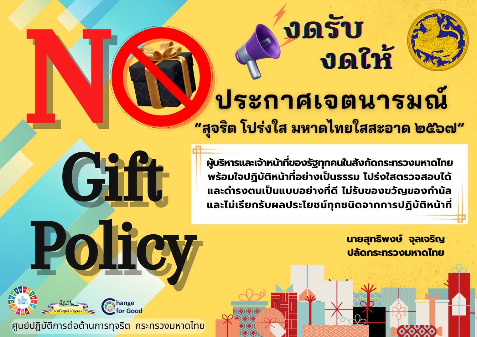 “สุจริต โปร่งใส พัฒนาชุมชนจังหวัดสกลนคร”