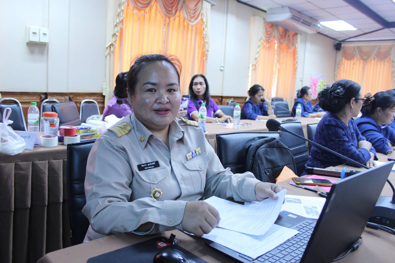 📢จังหวัดสกลนคร : ประชุมเชิงปฏิบัติการเสริมสร้างศักยภาพองค์กรสตรีเพื่อขับเคลื่อนการขจัดความยากจน
