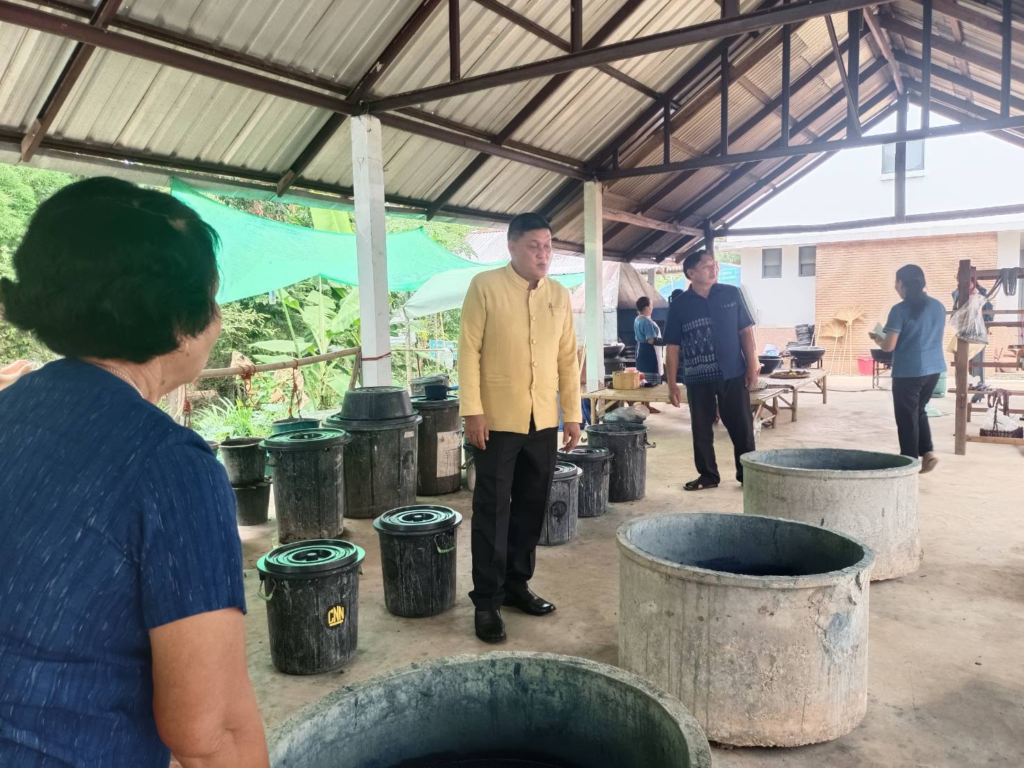 พช.สกลนคร ต้อนรับคณะสำรวจสถานที่ดูงานจากกรมสารนิเทศ กระทรวงการต่างประเทศ