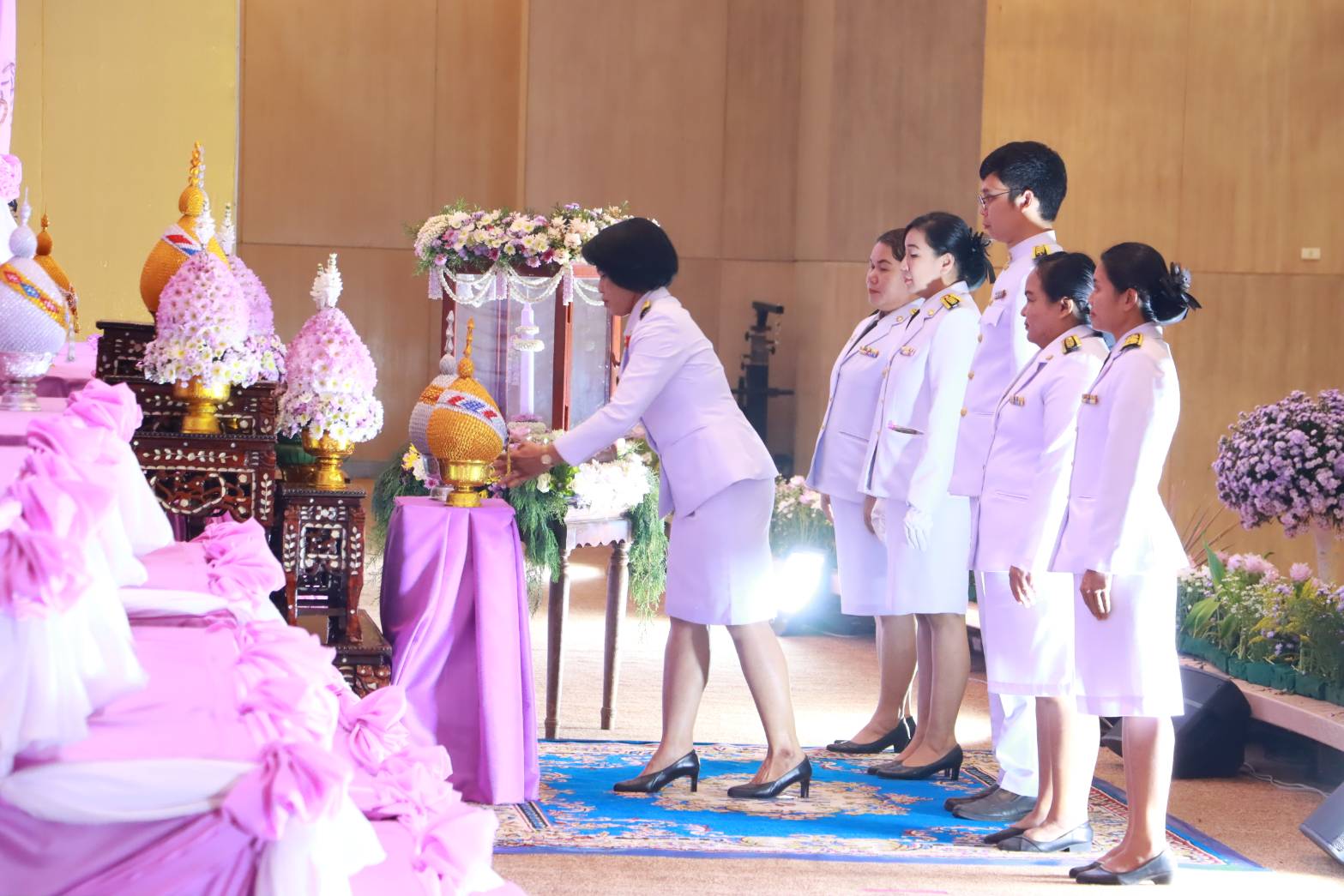 📢จังหวัดสกลนคร :จัดงานพิธีถวายเครื่องราชสักการะและวางพานพุ่ม และพิธีจุดเทียนถวายพระพรชัยมงคล เนื่องในโอกาสวันเฉลิมพระชนมพรรษาสมเด็จพระนางเจ้าสุทิดา พัชรสุธาพิมลลักษณ พระบรมราชินี 3 มิถุนายน 2567