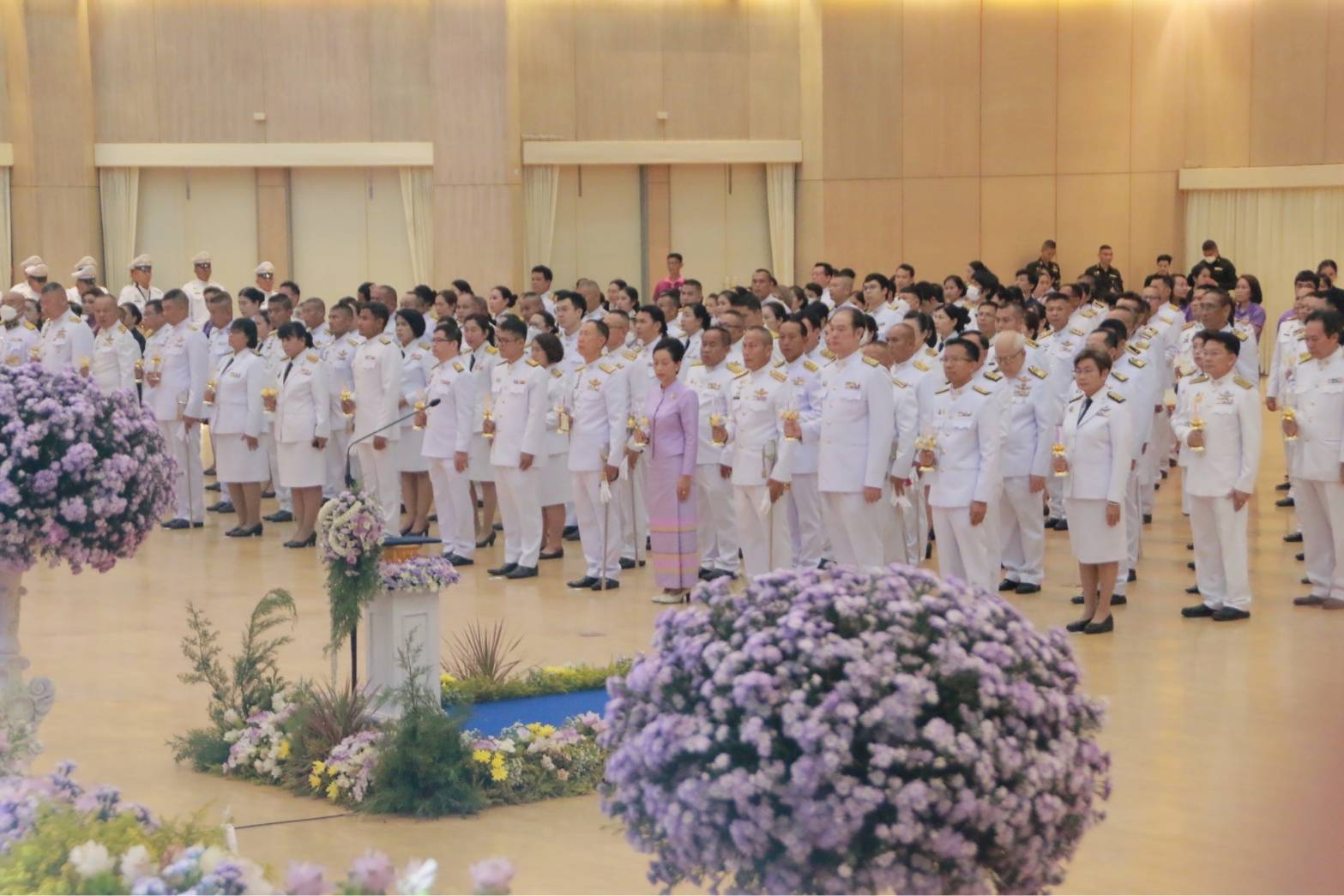 📢จังหวัดสกลนคร :จัดงานพิธีถวายเครื่องราชสักการะและวางพานพุ่ม และพิธีจุดเทียนถวายพระพรชัยมงคล เนื่องในโอกาสวันเฉลิมพระชนมพรรษาสมเด็จพระนางเจ้าสุทิดา พัชรสุธาพิมลลักษณ พระบรมราชินี 3 มิถุนายน 2567