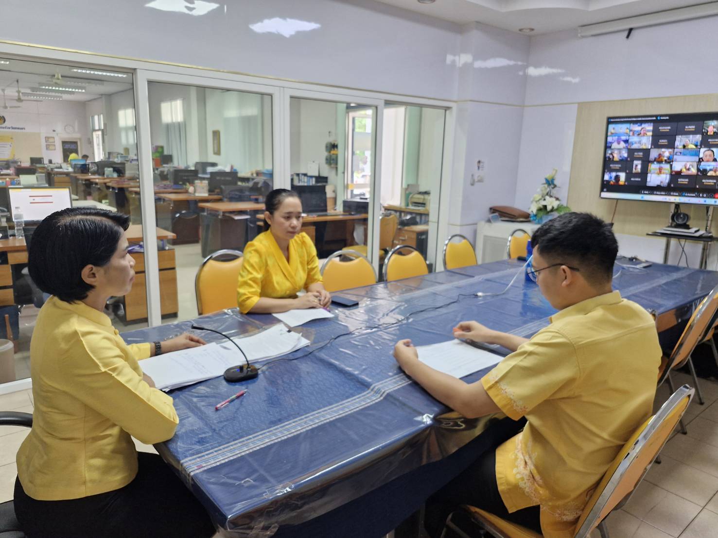📢พช.สกลนคร : ติดตามการดำเนินงานจัดตั้งหมู่บ้านป้องกันและแก้ไขปัญหายาเสพติดโดยกองทุนแม่ของแผ่นดินและกำหนดแผนการดำเนินงานโครงการส่งเสริมพัฒนาคุณภาพชีวิตและเศรษฐกิจชุมชนฐานรากจังหวัดสกลนครสู่ความยั่งยืน จังหวัดสกลนคร (งบจังหวัด) ผ่านระบบ Cisco Webex Meetings ของกรมการพัฒนาชุมชน กระทรวงมหาดไทย