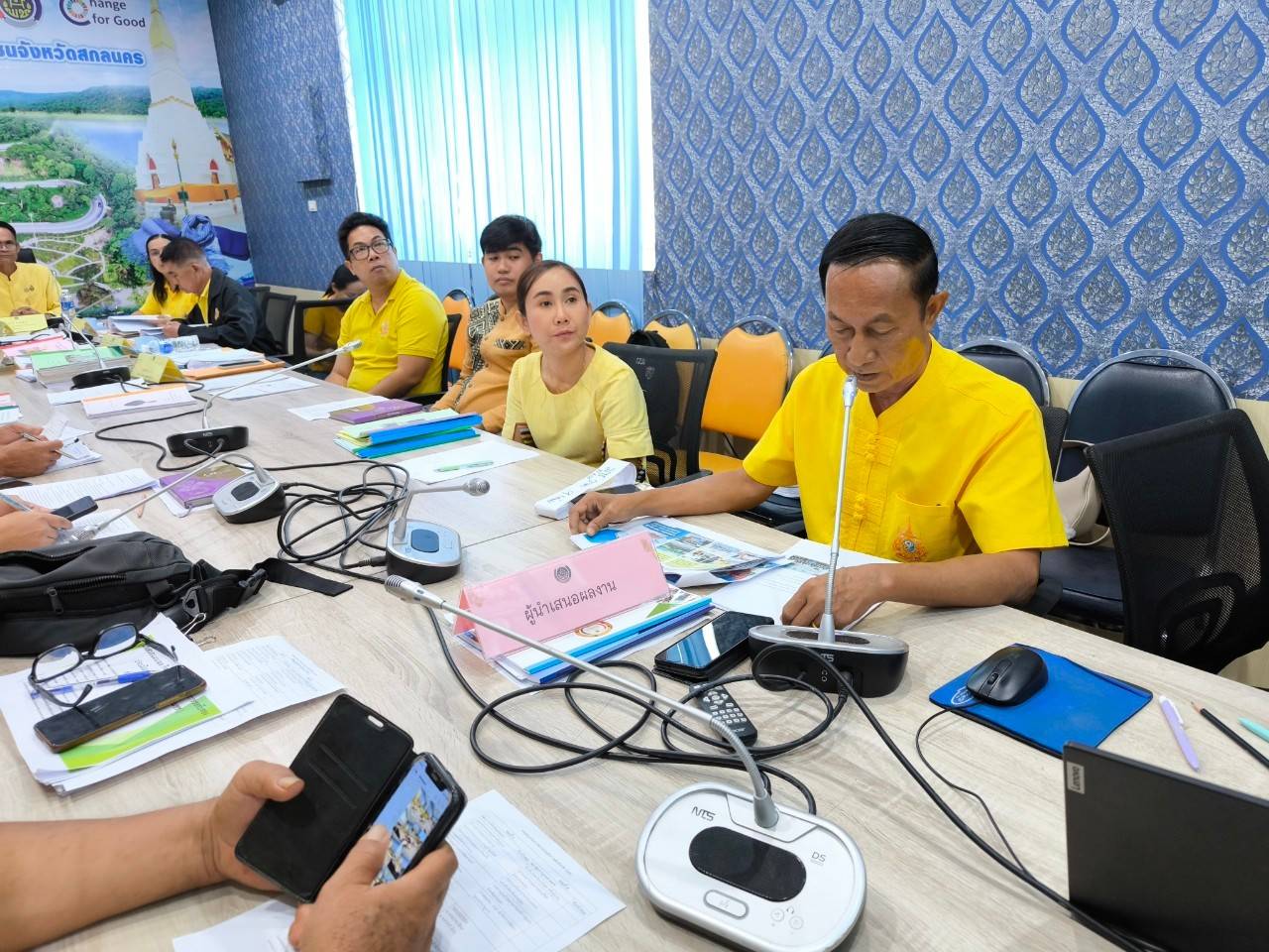พช.สกลนคร ตรวจประเมินเพื่อรับรองมาตรฐานการพัฒนาชุมชน (มชช.) จังหวัดสกลนคร