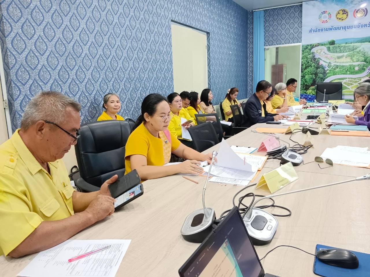พช.สกลนคร ตรวจประเมินเพื่อรับรองมาตรฐานการพัฒนาชุมชน (มชช.) จังหวัดสกลนคร