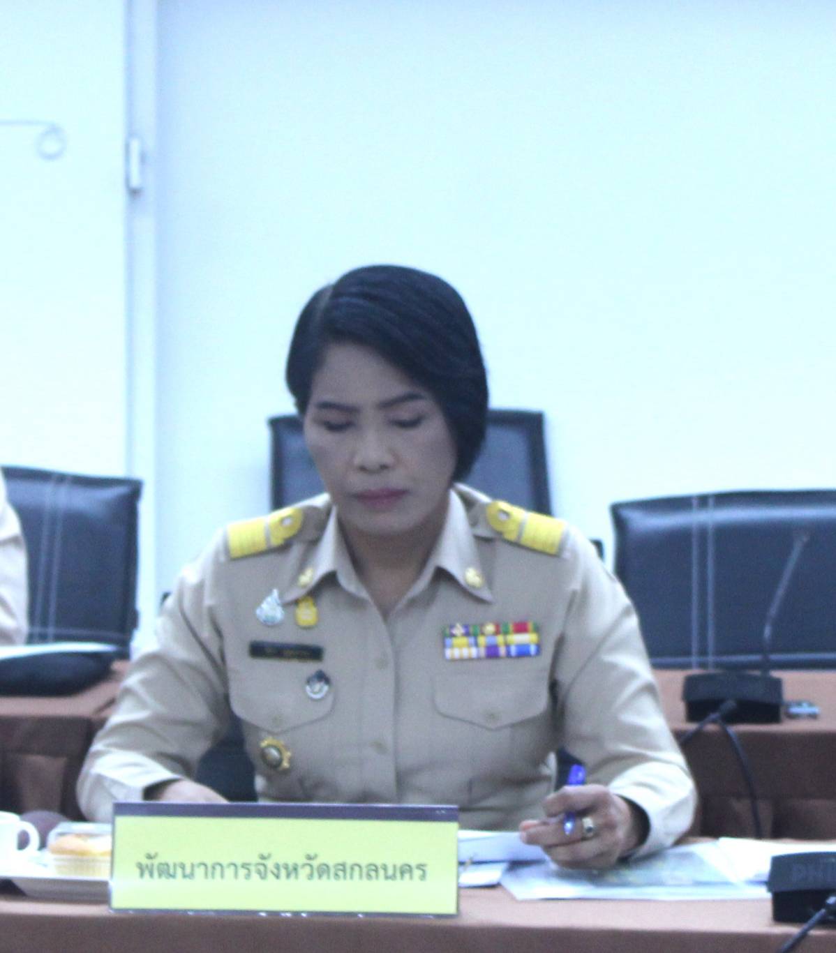 📢พช.สกลนคร : ร่วมประชุมหน่วยงานสังกัดกระทรวงมหาดไทยและนายอำเภอ