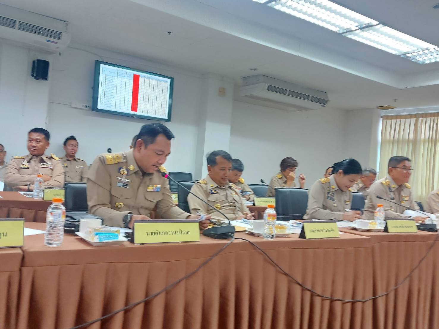 📢พช.สกลนคร : ร่วมประชุมหน่วยงานสังกัดกระทรวงมหาดไทยและนายอำเภอ
