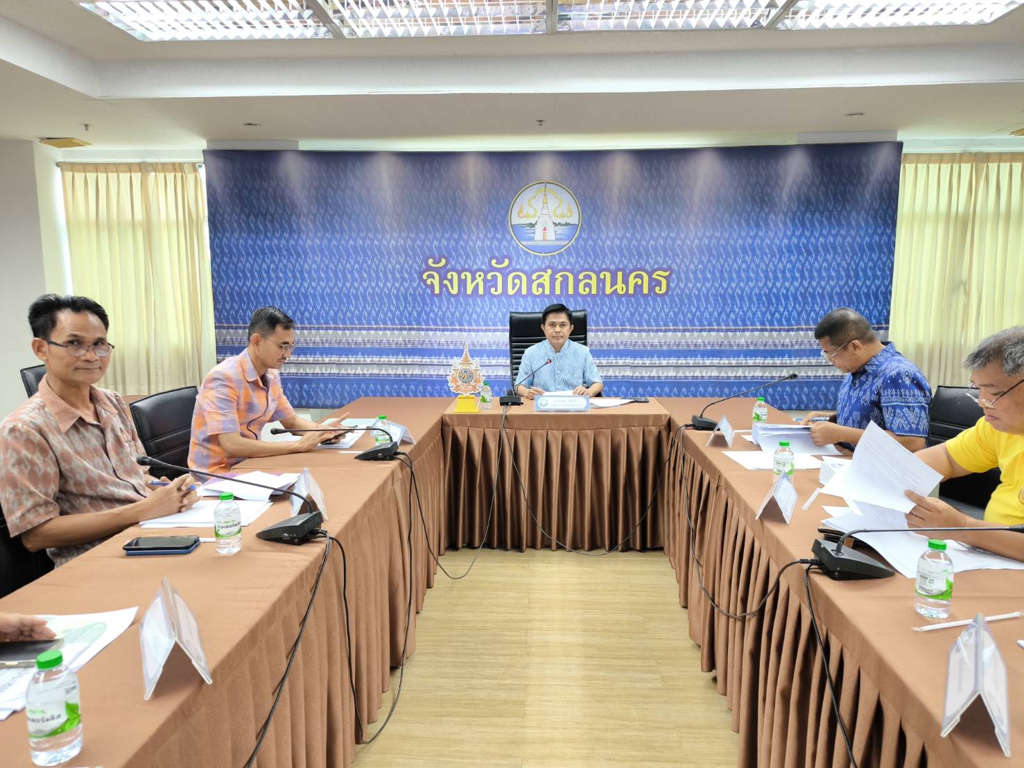 สำนักงานพัฒนาชุมชนจังหวัดสกลนครร่วมประชุมคณะอนุกรรมการการตรวจผลการดำเนินโครงการตามแผนปฏิบัติราชการ ประจำปีงบประมาณ พ.ศ. 2567