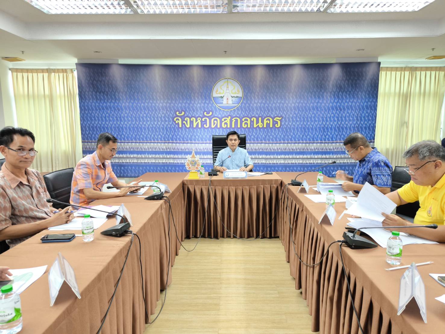 สำนักงานพัฒนาชุมชนจังหวัดสกลนครร่วมประชุมคณะอนุกรรมการการตรวจผลการดำเนินโครงการตามแผนปฏิบัติราชการ ประจำปีงบประมาณ พ.ศ. 2567
