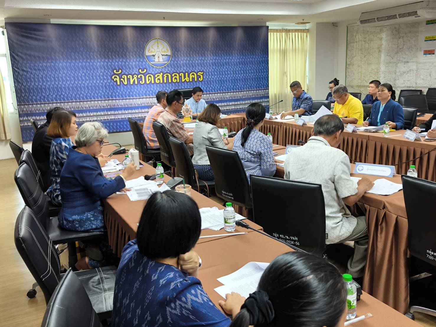 สำนักงานพัฒนาชุมชนจังหวัดสกลนครร่วมประชุมคณะอนุกรรมการการตรวจผลการดำเนินโครงการตามแผนปฏิบัติราชการ ประจำปีงบประมาณ พ.ศ. 2567