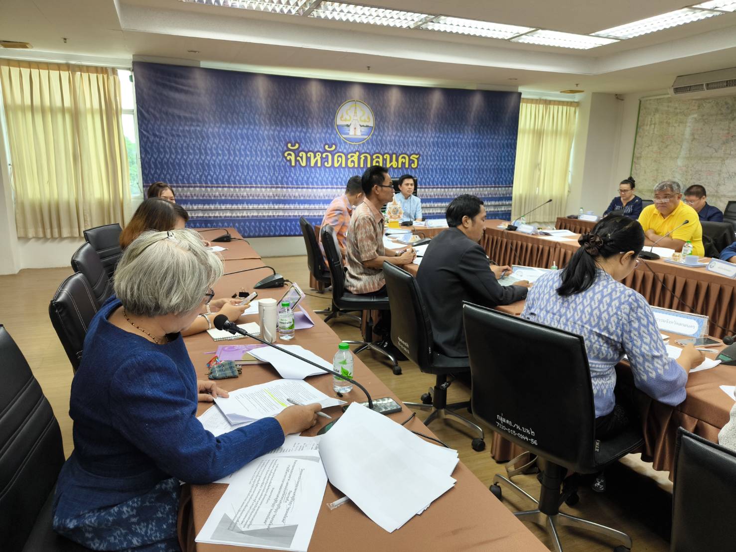 สำนักงานพัฒนาชุมชนจังหวัดสกลนครร่วมประชุมคณะอนุกรรมการการตรวจผลการดำเนินโครงการตามแผนปฏิบัติราชการ ประจำปีงบประมาณ พ.ศ. 2567