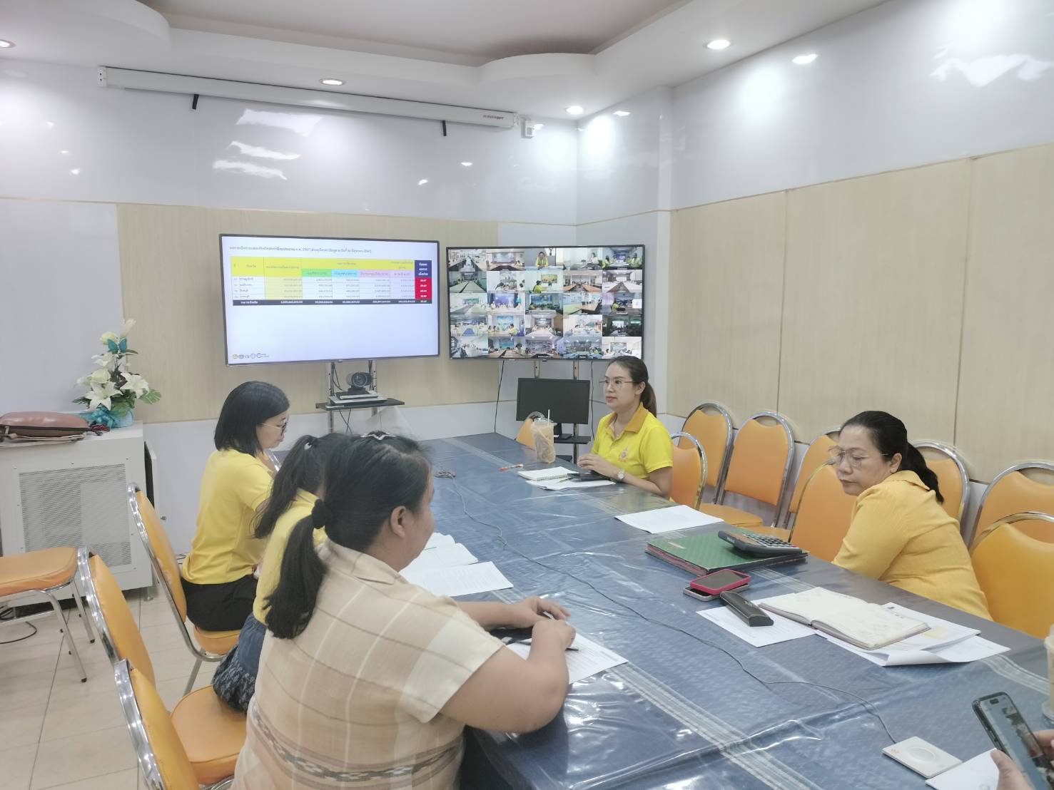 พช.สกลนคร ร่วมรับฟังการประชุมชี้แจง เร่งรัด กำกับ ติดตาม การดำเนินงานกองทุนพัฒนาบทบาทสตรี ผ่านระบบวีดีทัศน์ทางไกล (Video Conference) ครั้งที่ 5/2567