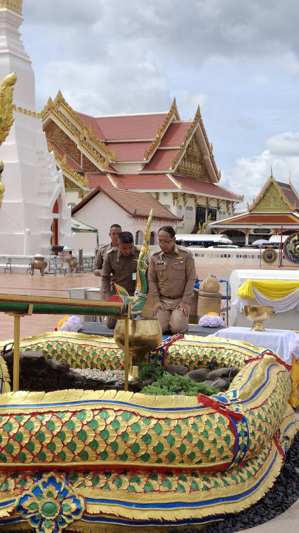 📣📣จังหวัดสกลนคร ซักซ้อมพิธีทำน้ำพระพุทธมนต์ศักดิ์สิทธิ์ งานเฉลิมพระเกียรติพระบาทสมเด็จพระเจ้าอยู่หัว เนื่องในโอกาสพระราชพิธีมหามงคลเฉลิมพระชนม พรรษา 6 รอบ 28 กรกฎาคม 2567