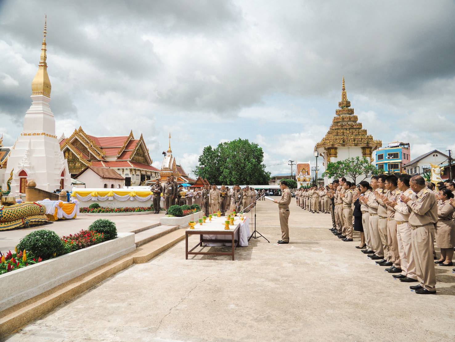 📣📣จังหวัดสกลนคร ซักซ้อมพิธีทำน้ำพระพุทธมนต์ศักดิ์สิทธิ์ งานเฉลิมพระเกียรติพระบาทสมเด็จพระเจ้าอยู่หัว เนื่องในโอกาสพระราชพิธีมหามงคลเฉลิมพระชนม พรรษา 6 รอบ 28 กรกฎาคม 2567