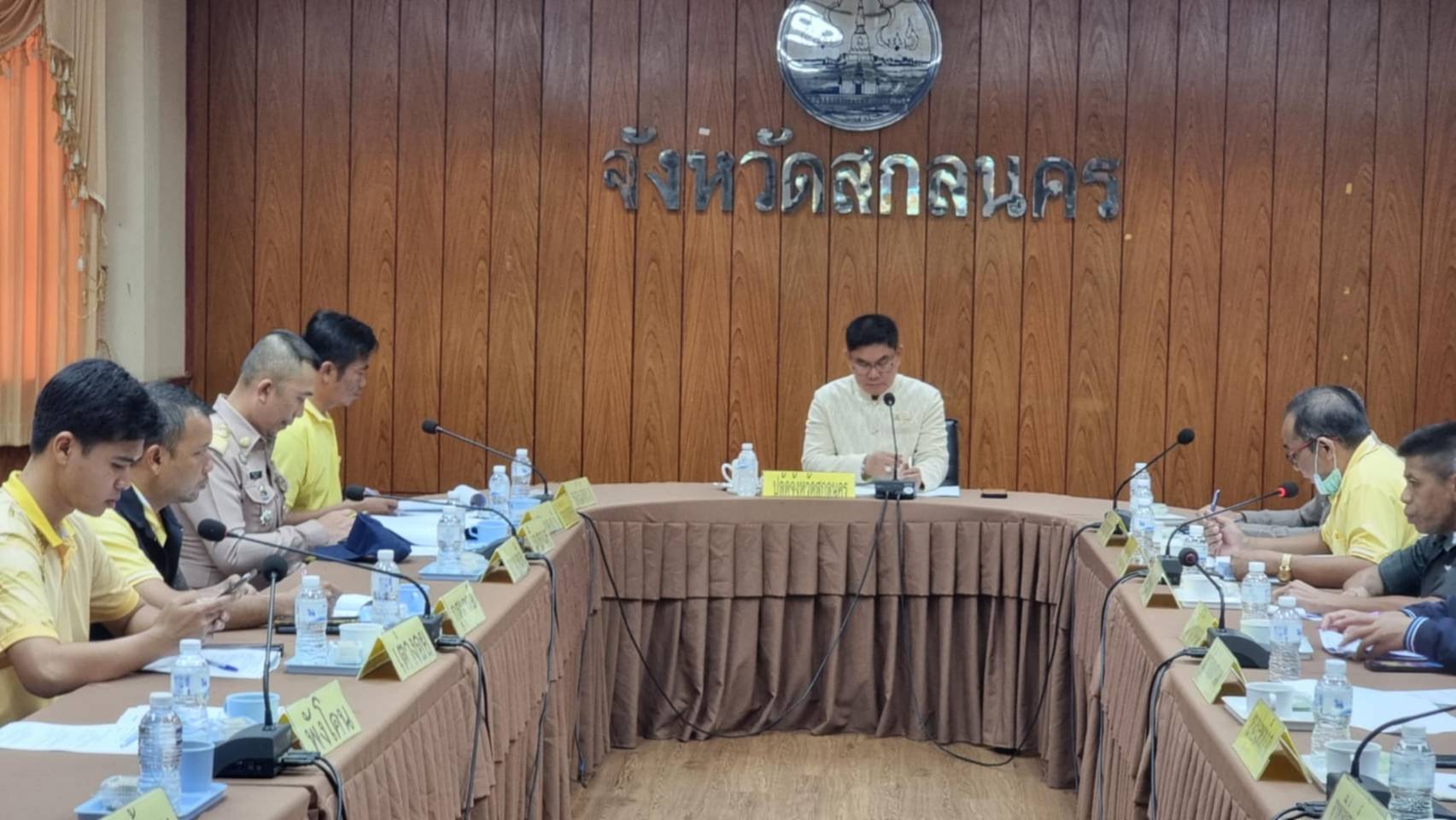 🌈พช.สกลนคร : ร่วมประชุมคณะทำงานเฝ้าระวังปัญหายาเสพติดระดับพื้นที่จังหวัดสกลนคร (การประชุมโต๊ะข่าว) ครั้งที่ ๑๐/๒๕๖๗