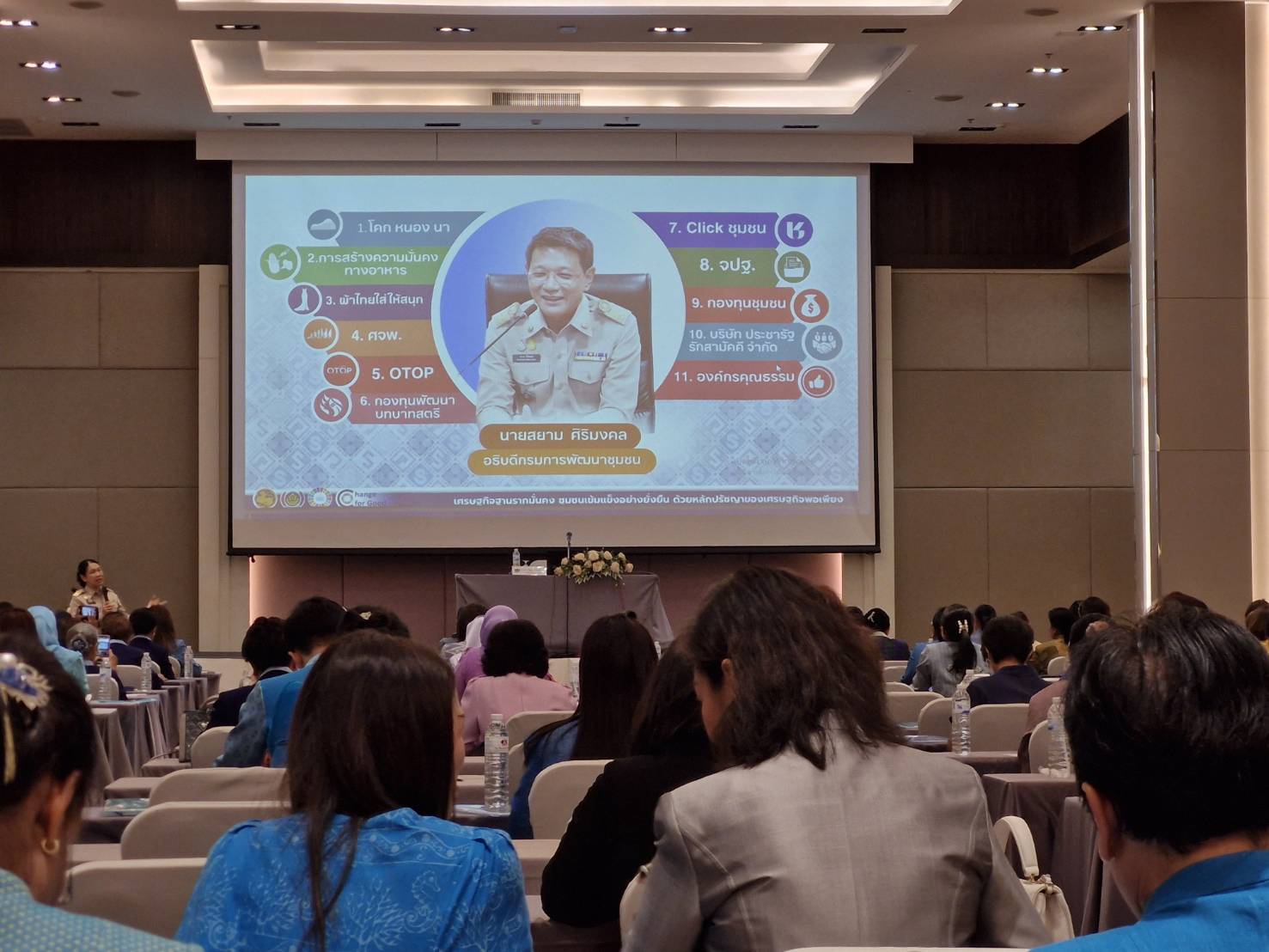 พช.สกลนคร ร่วมสัมมนาถอดบทเรียนความสำเร็จการขับเคลื่อนกิจกรรมตามภารกิจองค์กรสตรีและกิจกรรมเชิดชูเกียรติสตรีดีเด่นการขับเคลื่อนการขจัดความยากจนขององค์กรสตรี ระหว่างวันที่ 13-14 สิงหาคม 2567 ณ โรงแรมที เค พาเลซ แอนด์ คอนเนชั่น เขตหลักสี่ กรุงเทพฯ และ ณ ศูนย์แสดงสินค้าและการประชุมอิมแพ็ค เมืองทองธานี ปากเกล็ด นนทบุรี