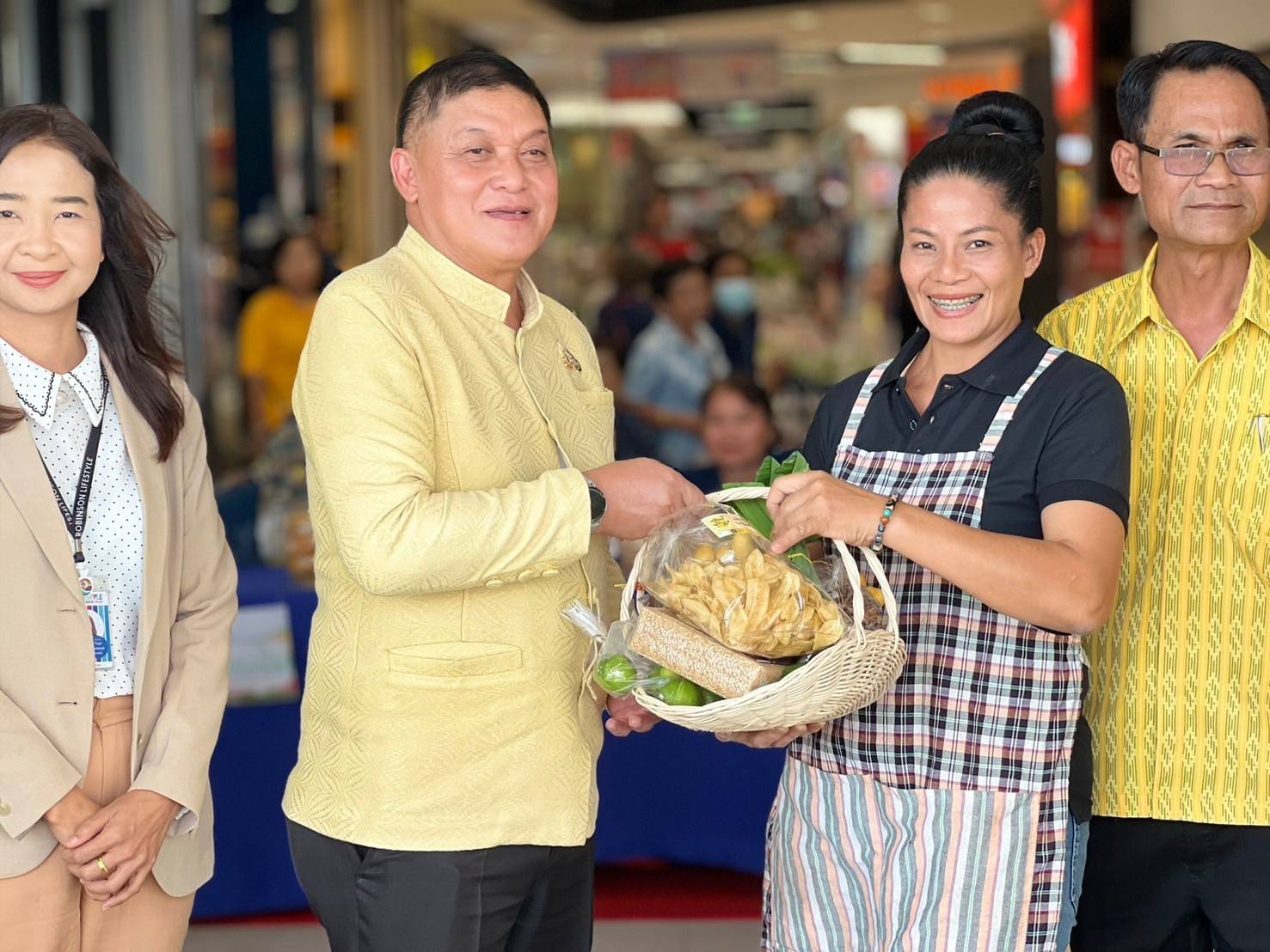 📢พช.สกลนคร : จัดกิจกรรมเชื่อมโยงช่องทางการตลาดในการสร้างรายได้จากกิจการอาหารปลอดภัย ระดับจังหวัด