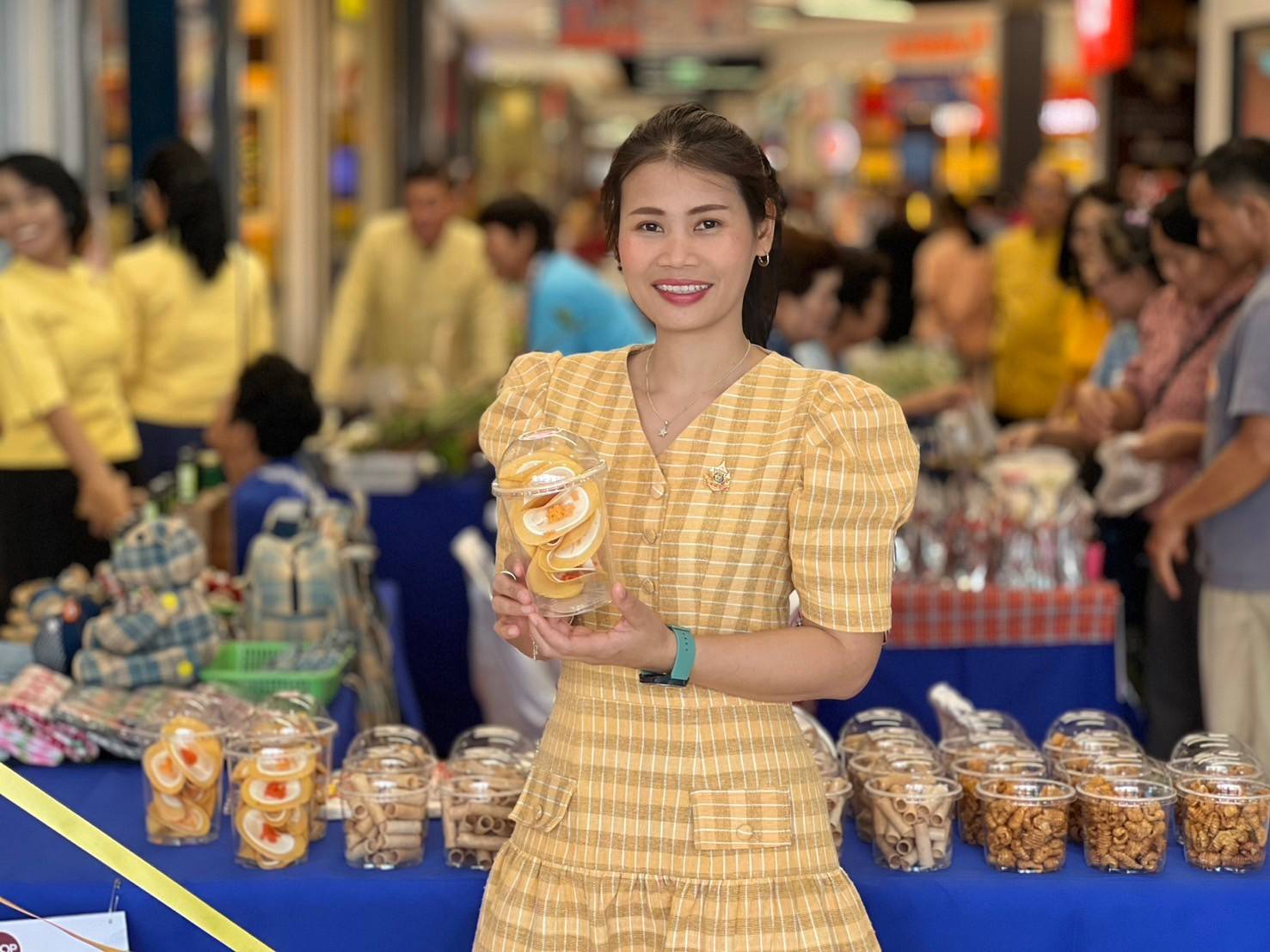 📢พช.สกลนคร : จัดกิจกรรมเชื่อมโยงช่องทางการตลาดในการสร้างรายได้จากกิจการอาหารปลอดภัย ระดับจังหวัด