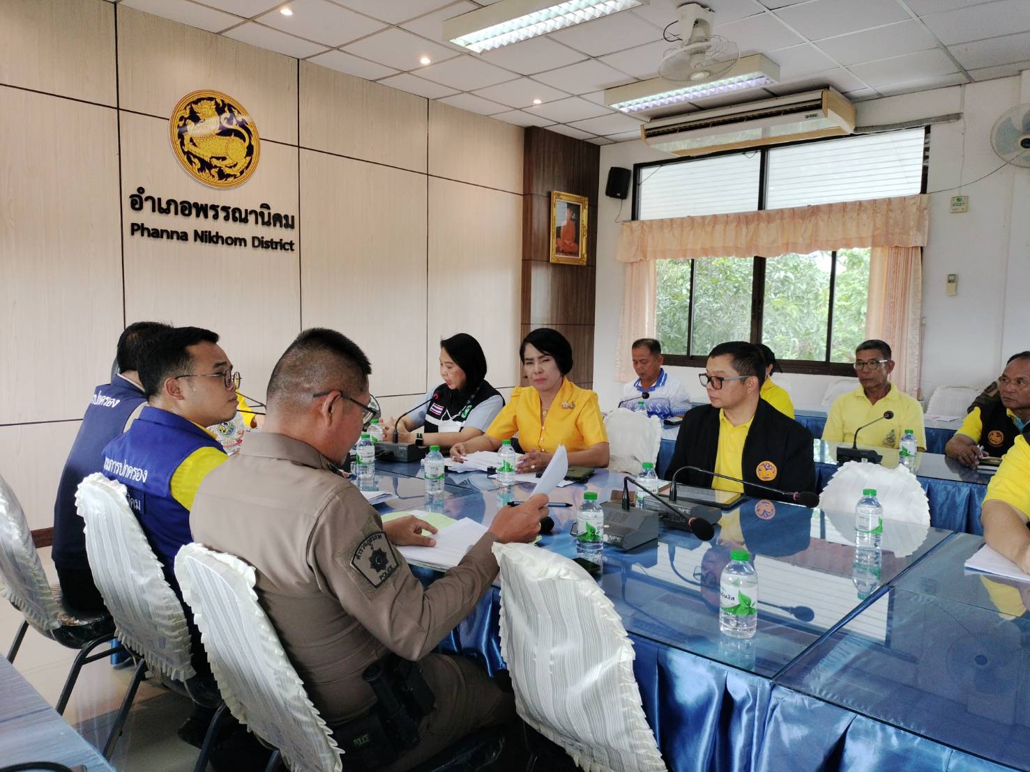 📋คณะทำงานกำกับ ติดตาม และประเมินผลการดำเนินงานในพื้นที่อำเภอพรรณานิคม