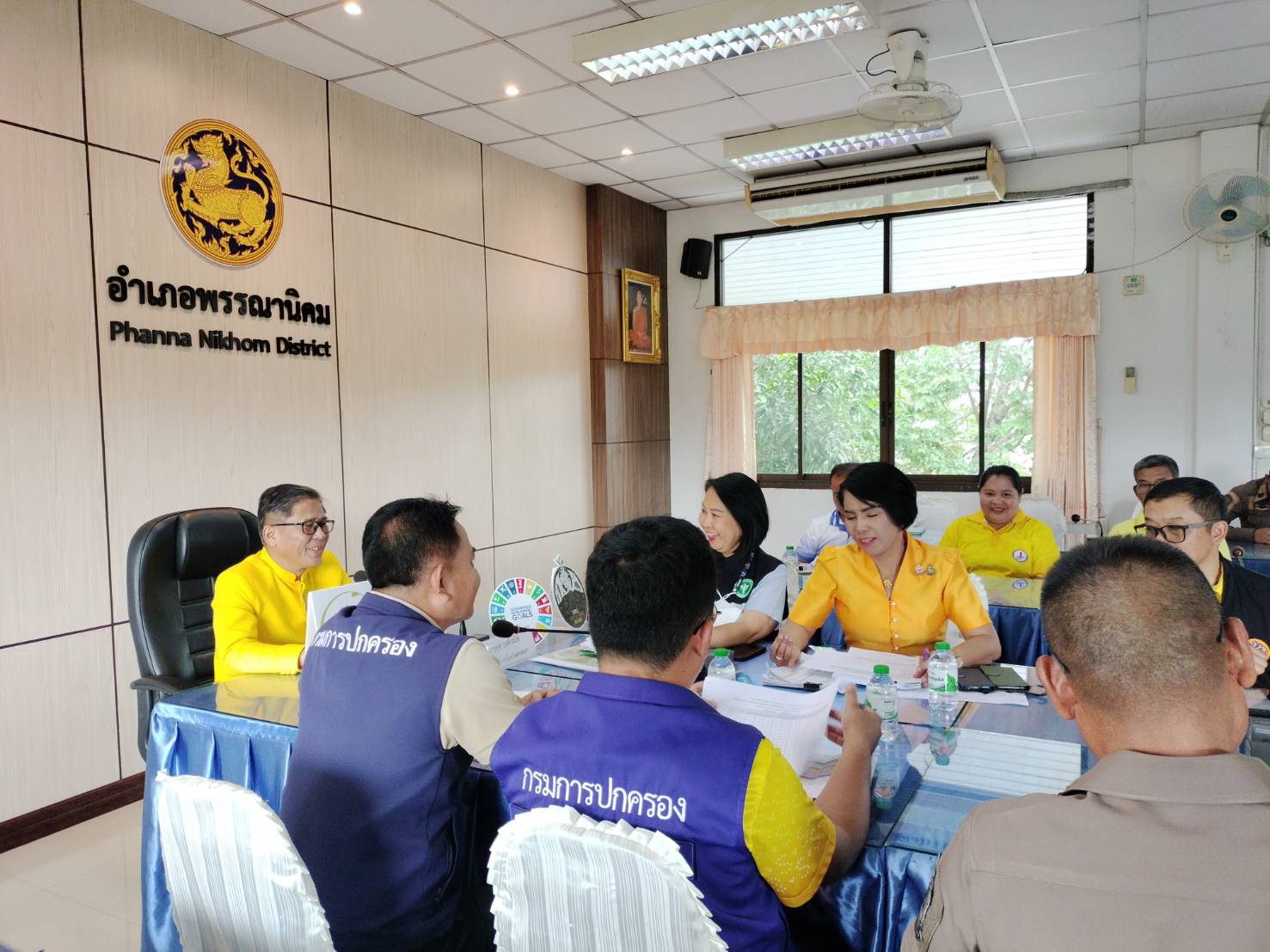 📋คณะทำงานกำกับ ติดตาม และประเมินผลการดำเนินงานในพื้นที่อำเภอพรรณานิคม