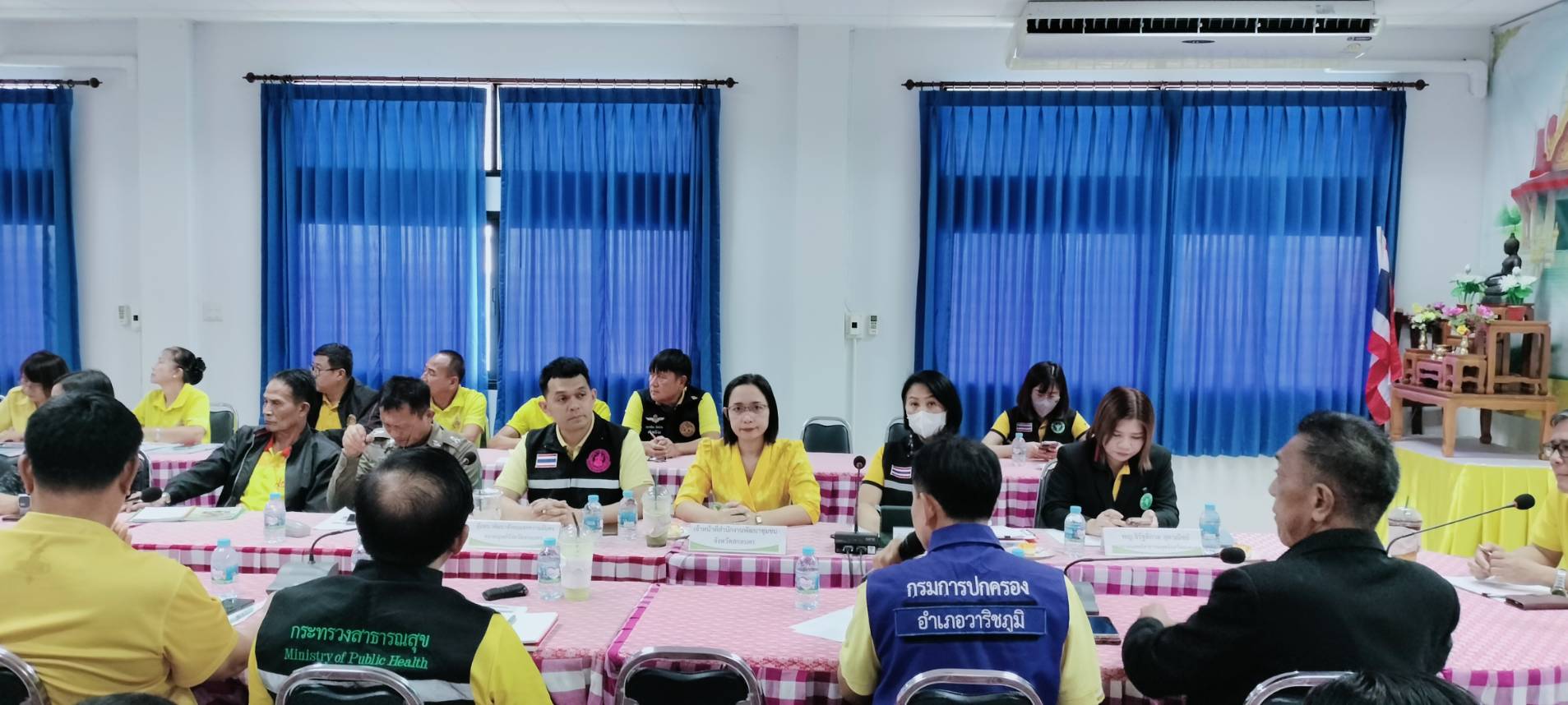 📋คณะทำงานกำกับ ติดตาม และประเมินผลการดำเนินงาน พื้นที่อำเภอวาริชภูมิ