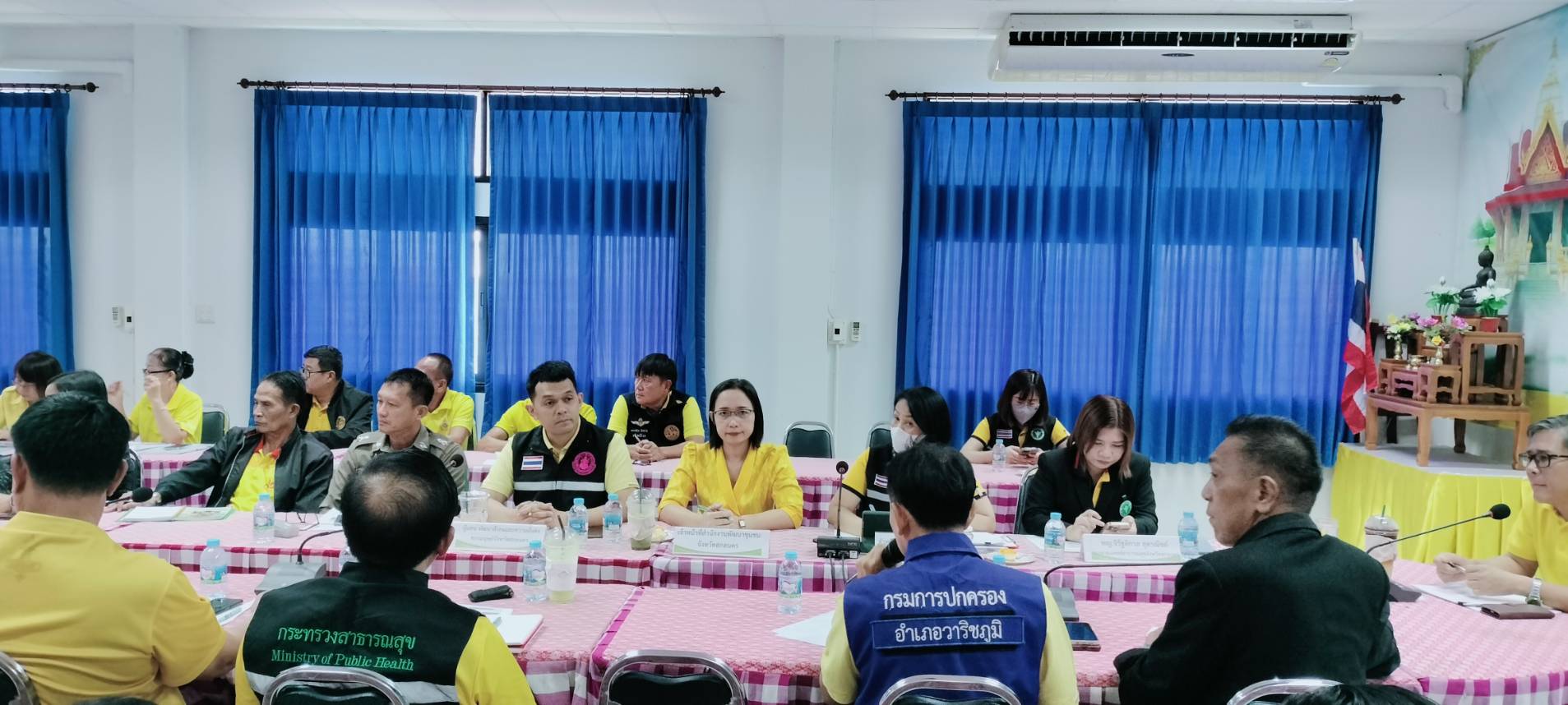 📋คณะทำงานกำกับ ติดตาม และประเมินผลการดำเนินงาน พื้นที่อำเภอวาริชภูมิ