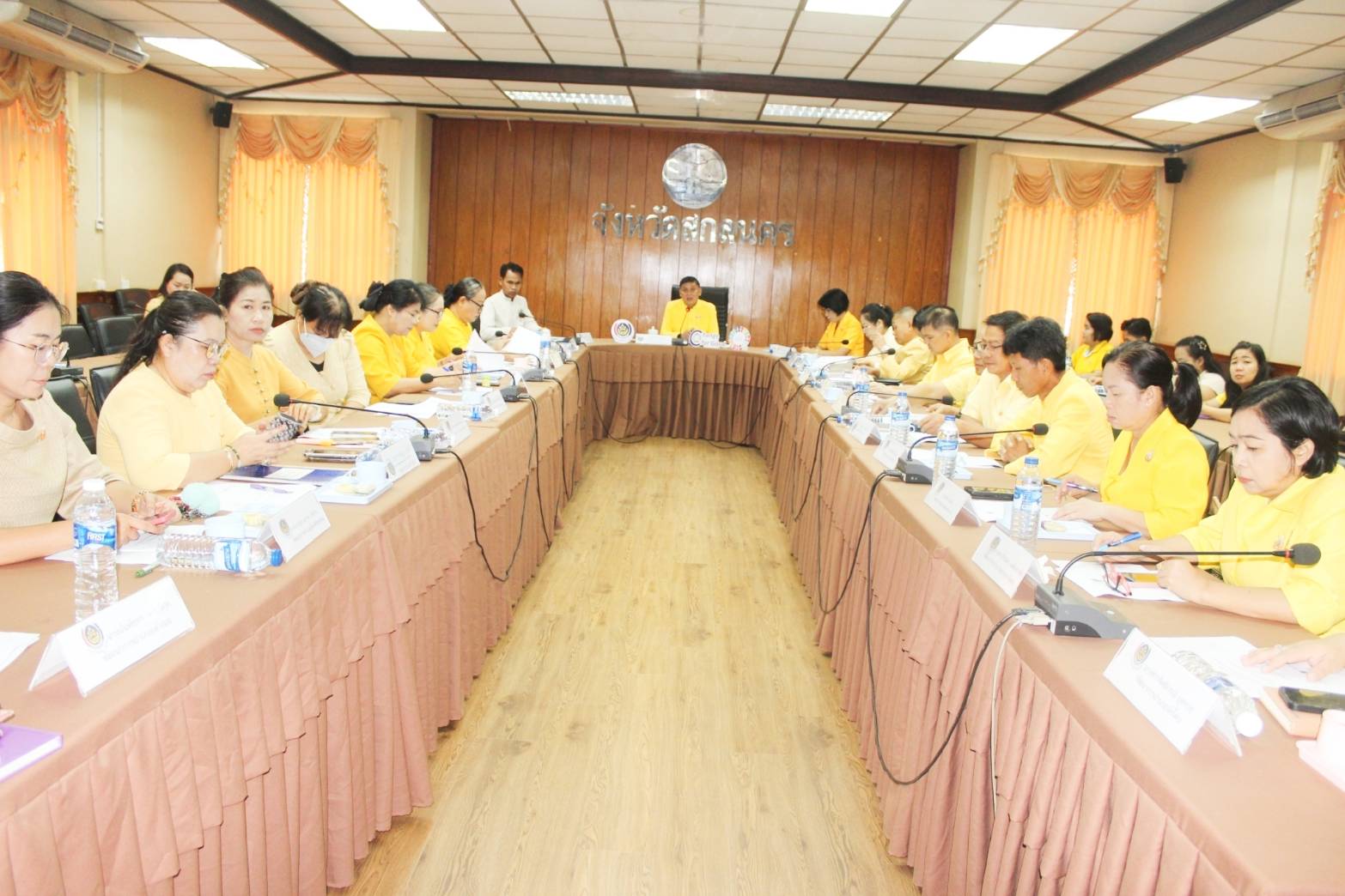 🏠พช.สกลนคร : จัดประชุมผู้บริหารและนักวิชาการพัฒนาชุมชนจังหวัดสกลนคร ประจำเดือน สิงหาคม 2567