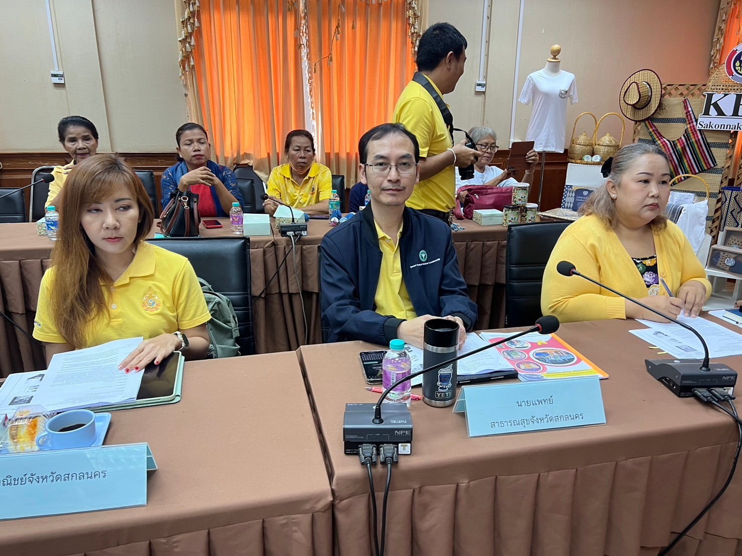 พช.สกลนคร : ประชุมคณะกรรมการเครือข่ายองค์ความรู้ (Knowledge – Based OTOP: KBO) จังหวัดสกลนคร
