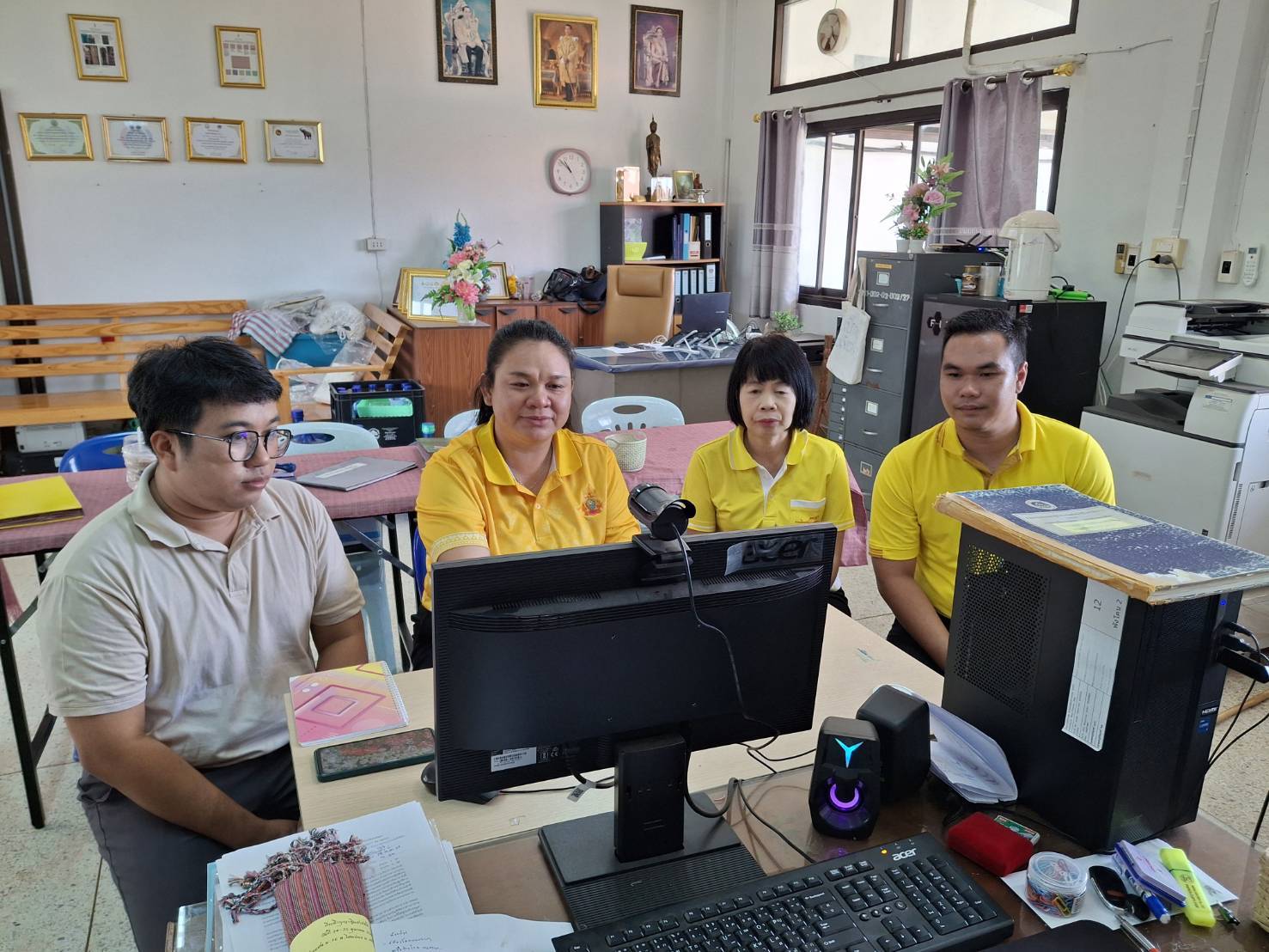 📢 พช.สกลนคร ร่วมประชุมกรมการพัฒนาชุมชน ครั้งที่ ๑๐/๒๕๖๗ ผ่านระบบการประชุมทางไกล Video Conference
