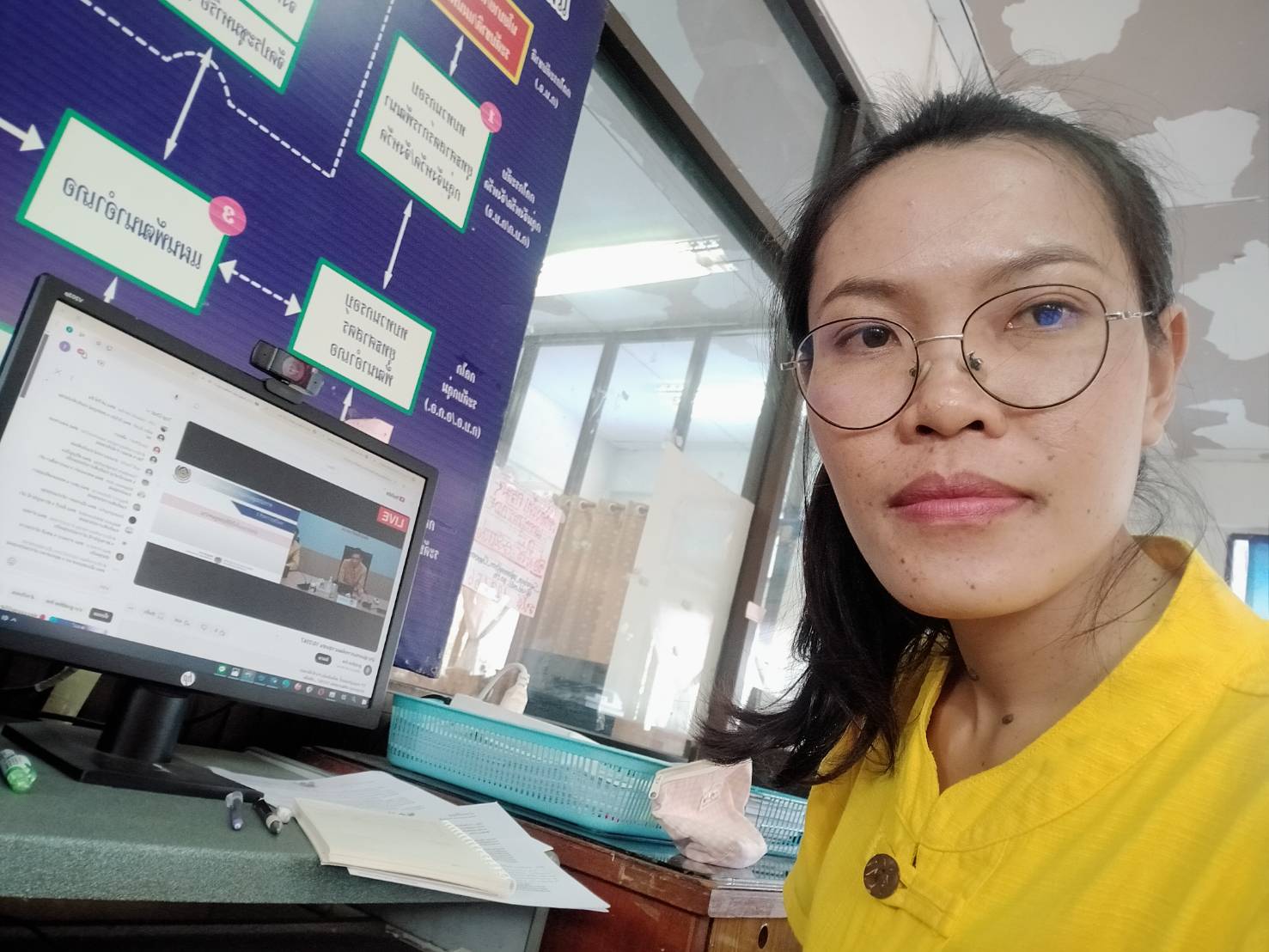 📢 พช.สกลนคร ร่วมประชุมกรมการพัฒนาชุมชน ครั้งที่ ๑๐/๒๕๖๗ ผ่านระบบการประชุมทางไกล Video Conference