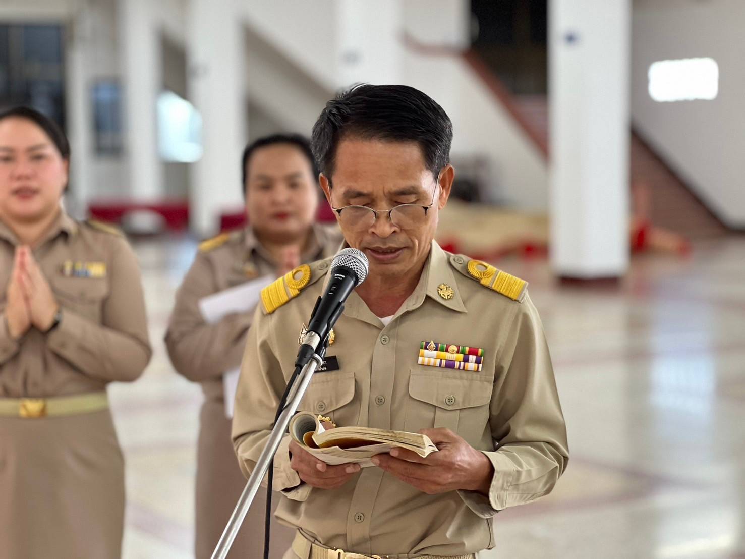 📢สำนักงานพัฒนาชุมชนจังหวัดสกลนคร จัดงานวันคล้ายวันก่อตั้งกรมการพัฒนาชุมชน ครบรอบ 62 ปี จัดพิธีทำบุญถวายเพลพระสงฆ์จำนวน 9 รูป