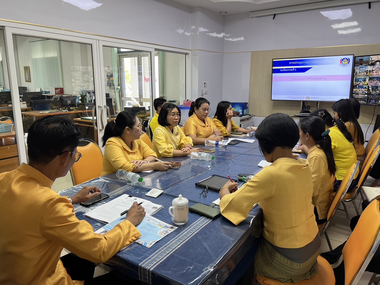 📢 พช.สกลนคร ร่วมประชุมกรมการพัฒนาชุมชน ครั้งที่ ๑๐/๒๕๖๗ ผ่านระบบการประชุมทางไกล Video Conference