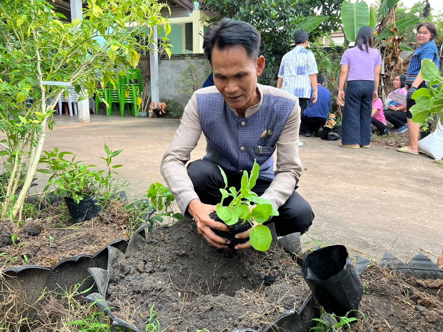 📢พช.สกลนคร “ปลูกพืช ปลูกผัก ปลูกรักกับ พช.” สร้างความมั่นคงทางอาหาร