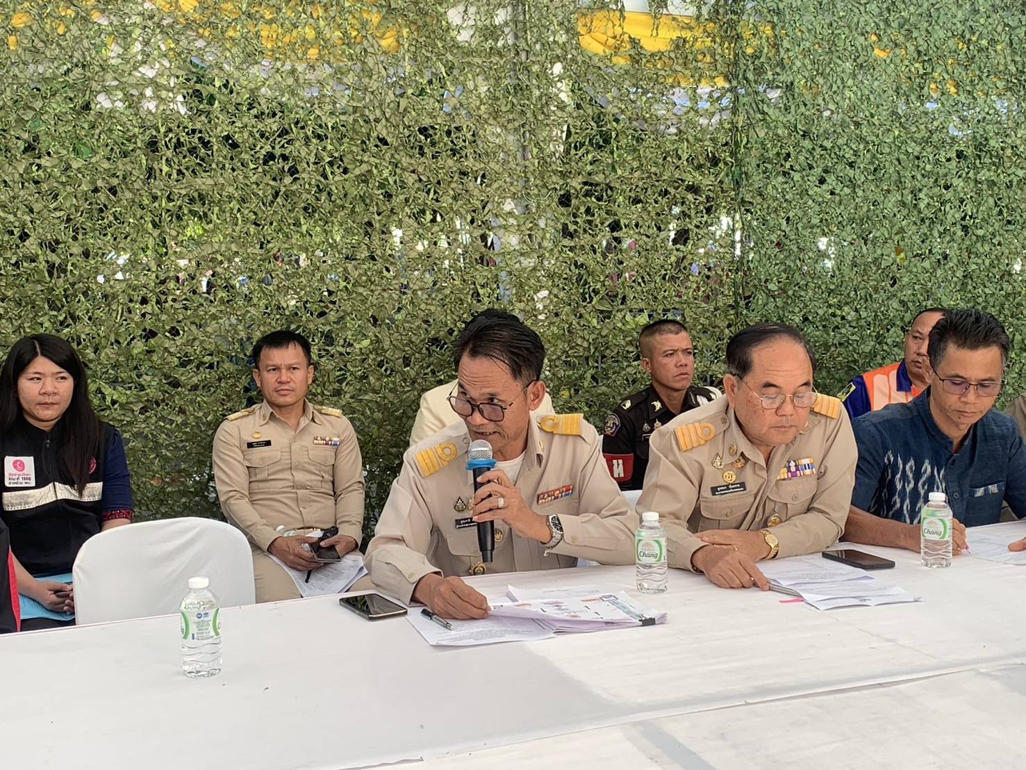 พช.สกลนคร : ร่วมการประชุมประสานงานและแถลงแผนการรักษาความปลอดภัย นายกรัฐมนตรี