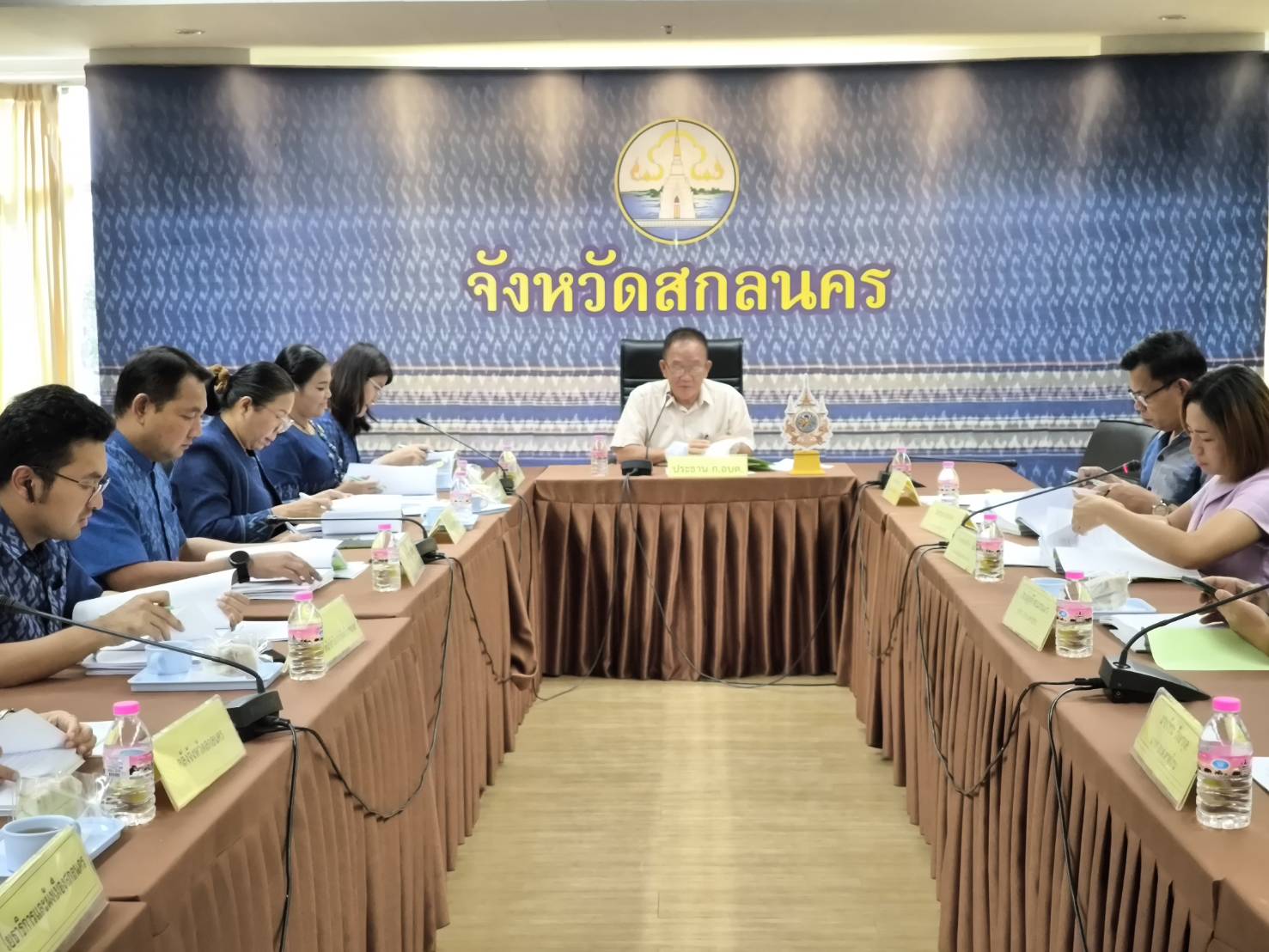 พช.สกลนคร : ร่วมประชุมคณะกรรมการพนักงานส่วนตำบลจังหวัดสกลนคร (ก.อบต.จังหวัดสกลนคร) ครั้งที่ ๑๒/๒๕๖๗