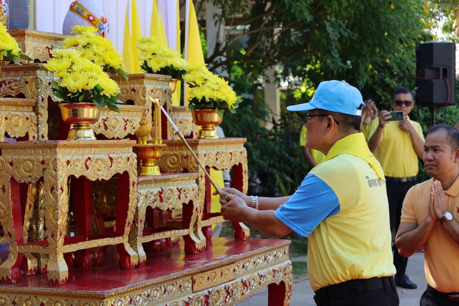 จังหวัดสกลนคร รวมพลังสร้างสัปปายะสู่วัดด้วยวิถี 5 ส (Big Cleaning Day) เพื่อถวายเป็นพระราชกุศล เนื่องในโอกาสวันคล้ายวันพระบรมราชสมภพ พระบาทสมเด็จพระบรมชนกาธิเบศร มหาภูมิพลอดุลยเดชมหาราช บรมนาถบพิตร 5 ธันวาคม 2567 ณ วัดสะพานคำ อำเภอเมืองสกลนคร