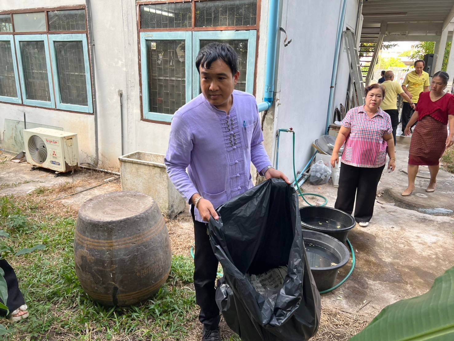 พช.สกลนคร จัดกิจกรรม 5 ส. สะสาง สะดวก สะอาด สุขลักษณะ สร้างนิสัย