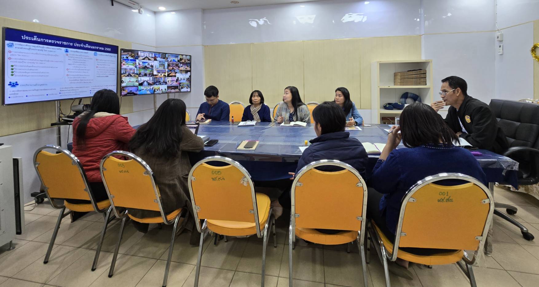 พช.สกลนคร : ร่วมการประชุมกรมการพัฒนาชุมชน ครั้งที่ 1/2568 ผ่านระบบ Cisco Webex Meeting ณ ห้องประชุมสำนักงานพัฒนาชุมชนจังหวัดสกลนคร
