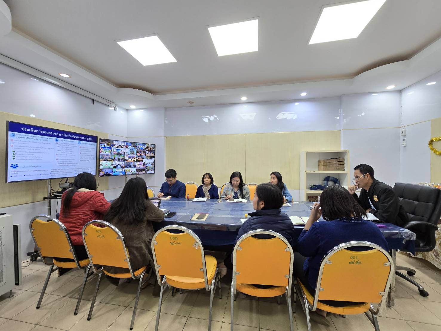 พช.สกลนคร : ร่วมการประชุมกรมการพัฒนาชุมชน ครั้งที่ 1/2568 ผ่านระบบ Cisco Webex Meeting ณ ห้องประชุมสำนักงานพัฒนาชุมชนจังหวัดสกลนคร