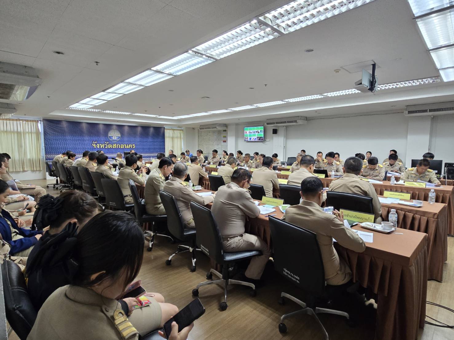 📢พช.สกลนคร : ร่วมประชุมหัวหน้าส่วนราชการสังกัดกระทรวงมหาดไทยและนายอำเภอ จังหวัดสกลนคร ครั้งที่ 2/2568