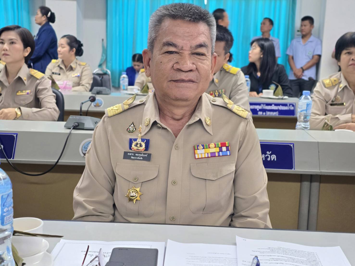 🏘พช.สกลนคร : ร่วมการประชุมคณะกรมการจังหวัดและหัวหน้าส่วนราชการประจำจังหวัดสกลนคร ประจำเดือน กุมภาพันธ์ 2568