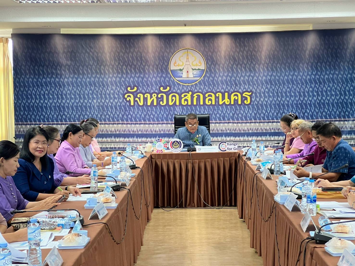 📢พช.สกลนคร : ประชุมผู้บริหารและนักวิชาการพัฒนาชุมชนจังหวัดสกลนคร ครั้งที่ 4/2568