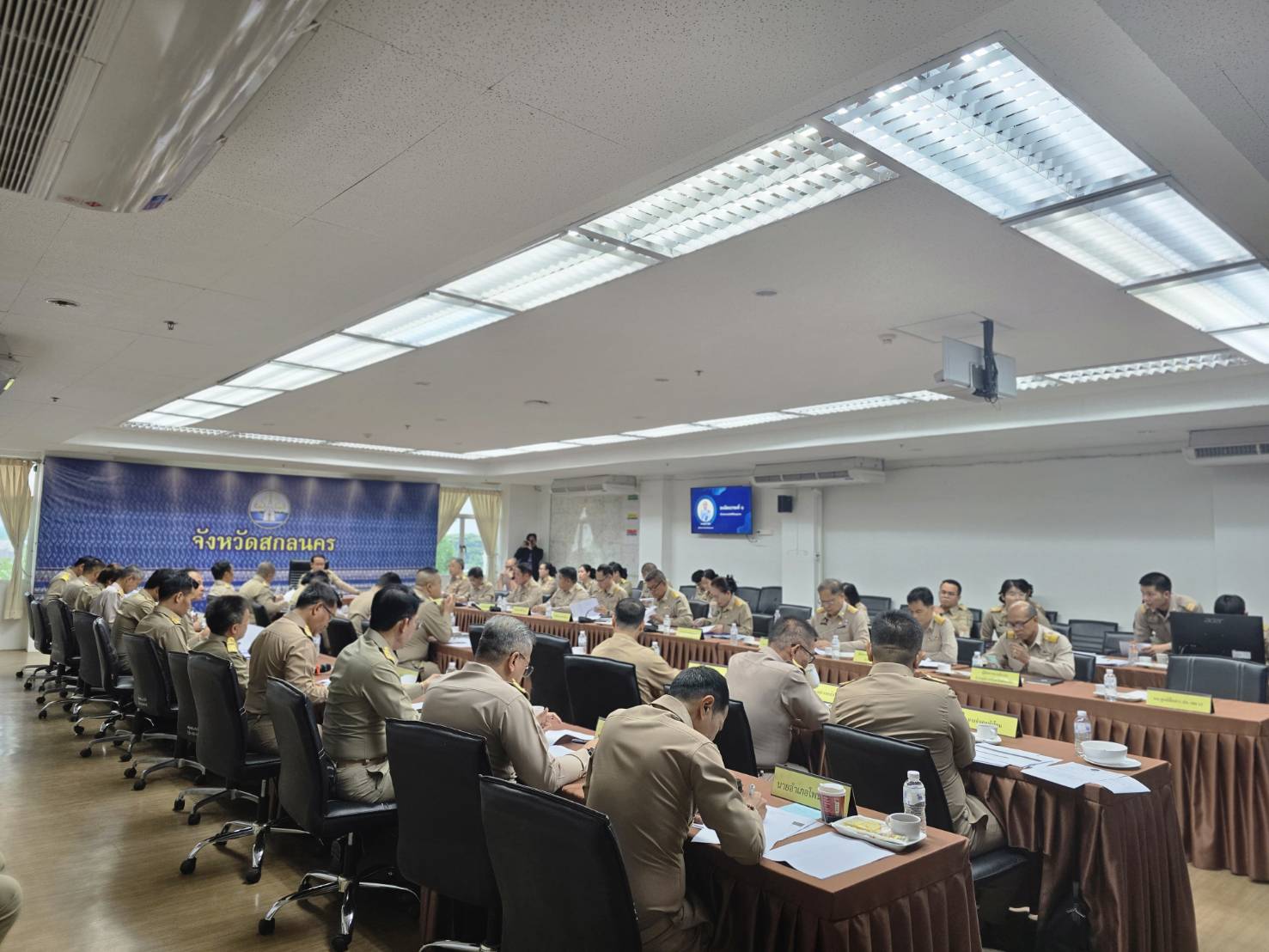 📢 จังหวัดสกลนคร : ประชุมหัวหน้าส่วนราชการสังกัดกระทรวงมหาดไทยและนายอำเภอ จังหวัดสกลนคร ครั้งที่ 3/2568