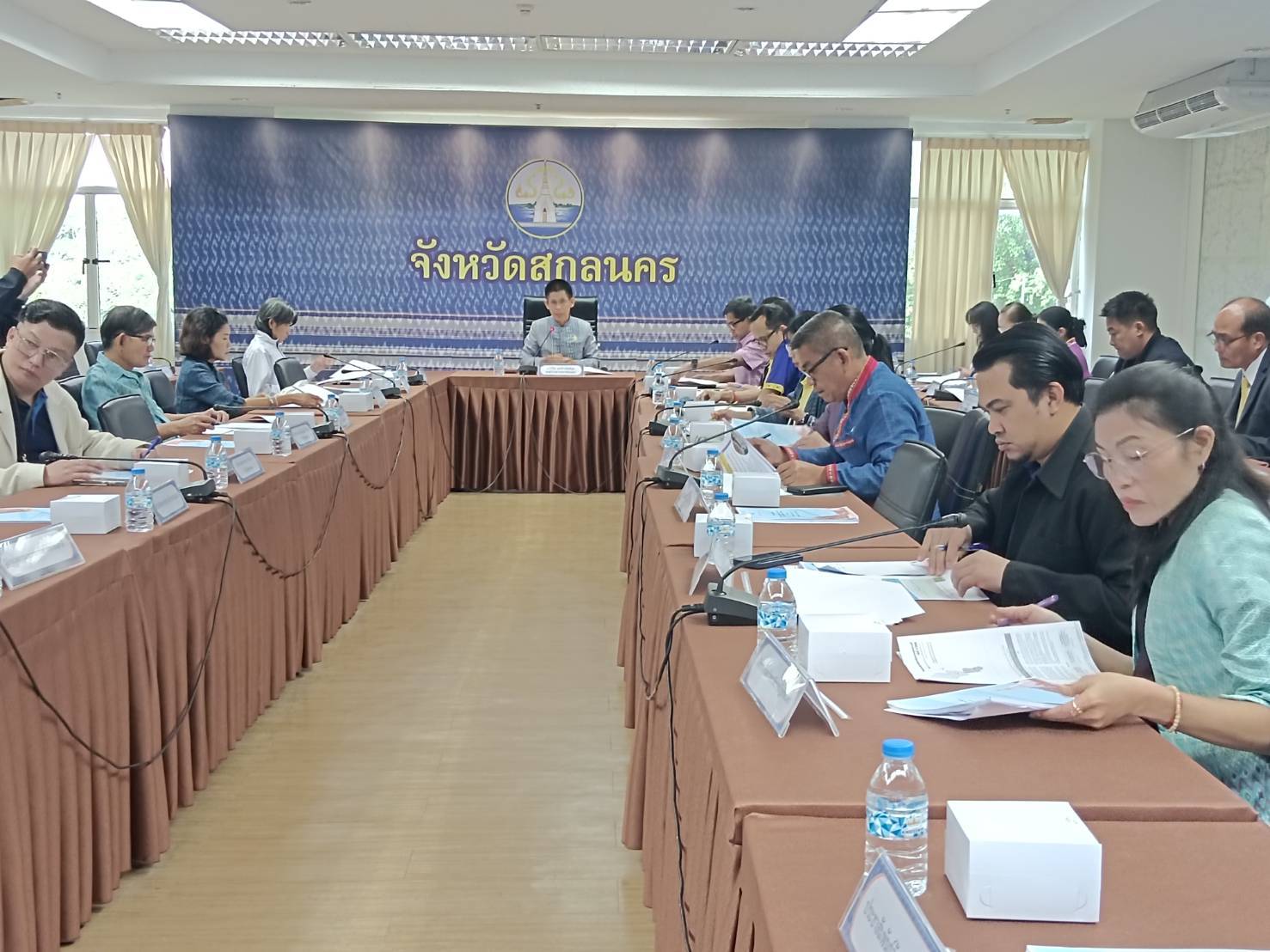 🌐จังหวัดสกลนคร จัดประชุมคณะกรรมการร่วมภาครัฐและเอกชนเพื่อพัฒนาและแก้ไขปัญหาทางเศรษฐกิจจังหวัดสกลนคร (กรอ.จังหวัดสกลนคร) ครั้งที่ ๔/๒๕๖๘