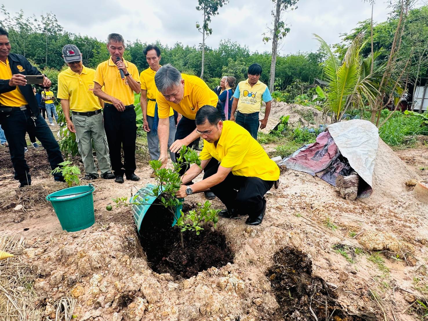 🌾🌾พช.สกลนคร ประชุมสัญจร คณะกรรมการเครือข่าย “โคก หนอง นา”และเจ้าหน้าที่พัฒนาชุมชนจังหวัดสกลนคร