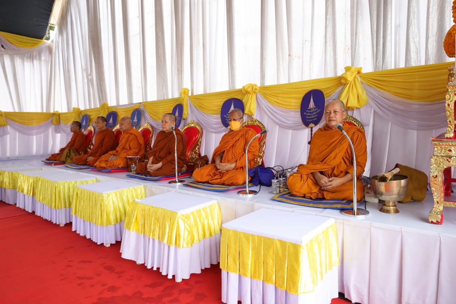จังหวัดสกลนคร วางศิลาฤกษ์ ก่อสร้างอาคารสำนักงานพระพุทธศาสนาจังหวัดสกลนคร